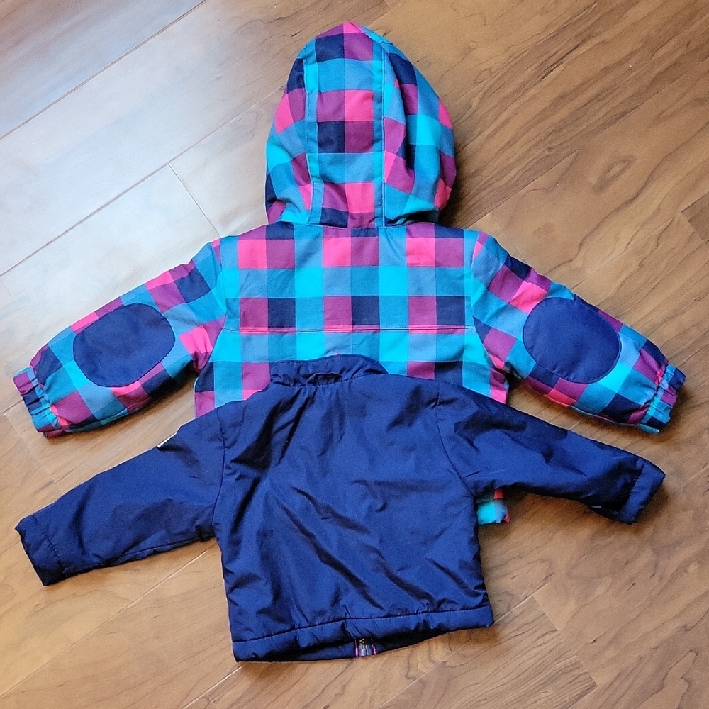 Cat & Jack Plaid Multi-layer Jacket - Picture 7 of 9